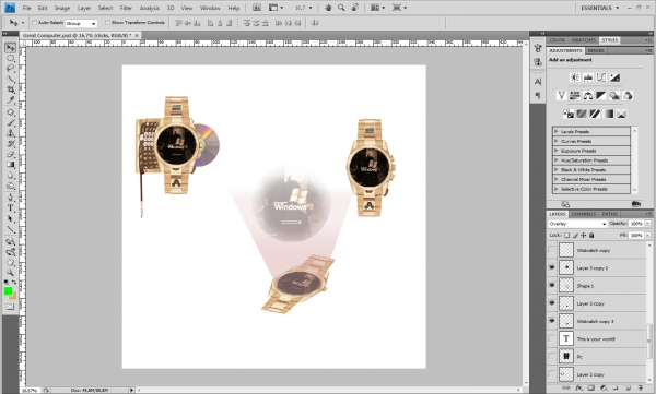 Creation of Super Pc-Watch 90: Step 5